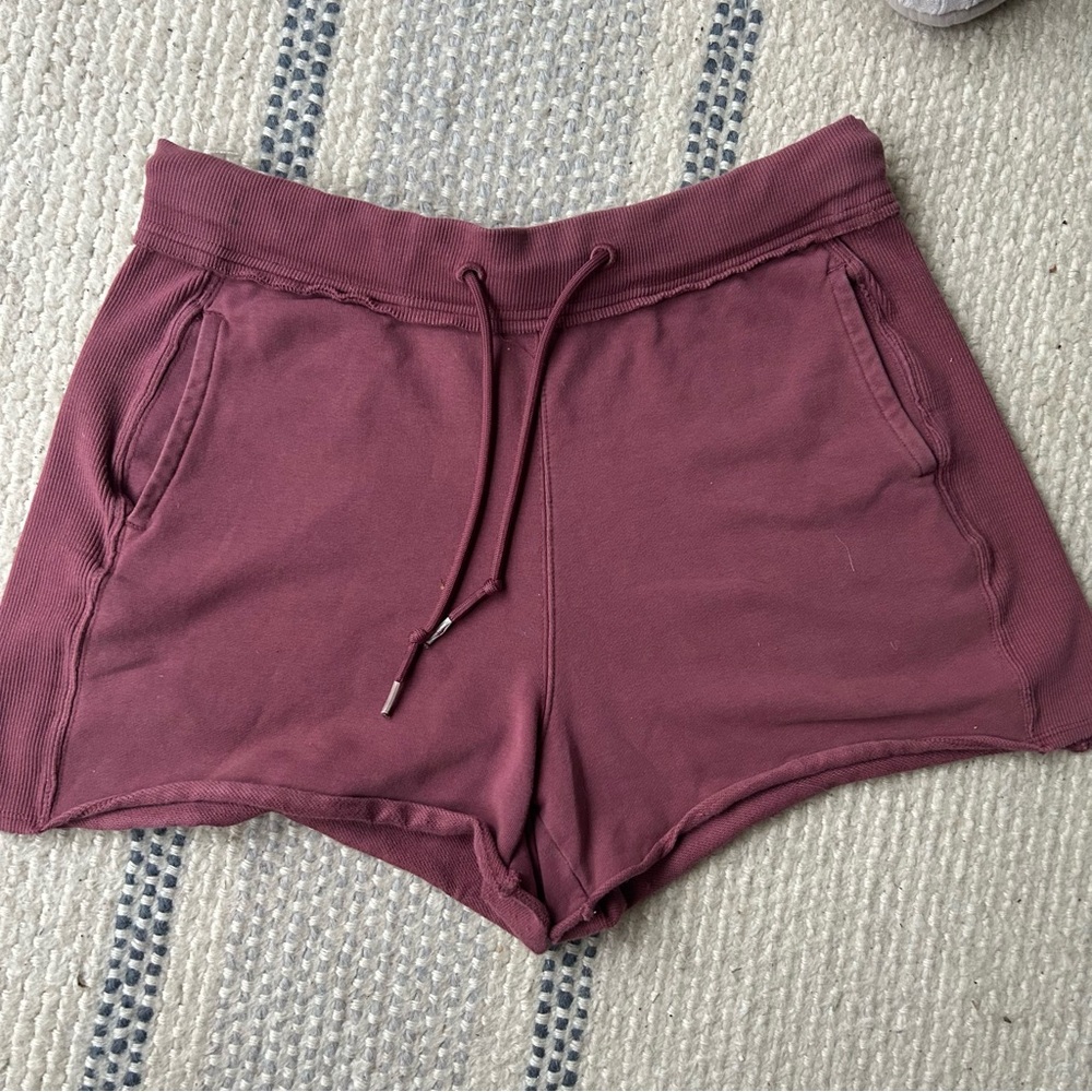 Joylab Crushed Berry Drawstring Shorts